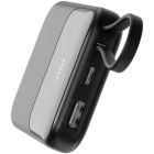 Батарея універсальна Canyon 10000mAh OnPower 101 PD/22.5W built-in cable Black (CNS-CPB101BK)