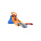 Автотрек Hot Wheels Портативный трек-контейнер с 4 равнобедренными дорожками (HWCC14)