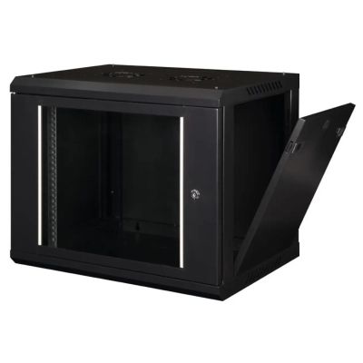 Шкаф настенный Hypernet 12U 19" 600x450 ProLine (PL-WMNC-12U-BLACK)