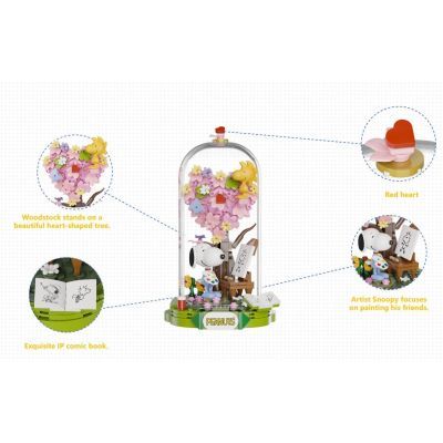 Конструктор Pantasy Snoopy - Art Мир (85018) (86902)