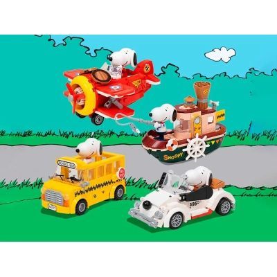 Конструктор Pantasy Snoopy - Родстер (86908)