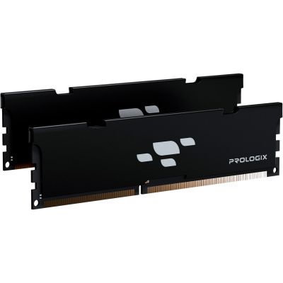 Модуль пам\'яті для комп\'ютера DDR4 32GB (2x16GB) 3200 MHz Black Prologix (PRO32GB3200B4K)
