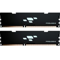 Модуль пам\'яті для комп\'ютера DDR5 32GB (2x16GB) 6000 MHz Black Prologix (PRO32GB6000B5K)