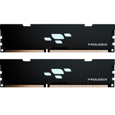 Модуль пам\'яті для комп\'ютера DDR5 32GB (2x16GB) 6000 MHz Black Prologix (PRO32GB6000B5K)