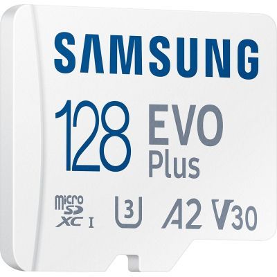 Карта пам\'яті Samsung 128GB microSD class 10 UHS-I U3 V30 A2 EVO Plus (MB-MC128SA/EU)
