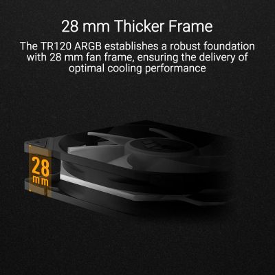 Кулер для корпуса ASUS TUF GAMING TR120 FAN ARGB BLACK (90DA0090-B09000)