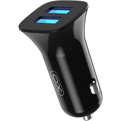 Зарядний пристрій XO CC31 2.4A/2 USB Black (XO-СC31-BK)