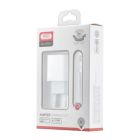 Зарядное устройство XO L97 (1Type-C/1USB/2.4A) + Type-C - Lightning White (XO-L97-LG)
