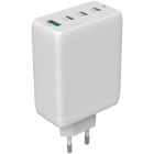 Зарядное устройство Canyon CU100ACC GaN 100W 3xPD 1xQC EU White (CNS-CUW100ACC)