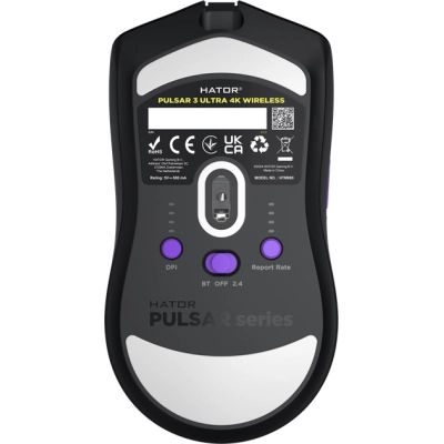 Мишка Hator Pulsar 3 Ultra 4K Wireless Black (HTM680)