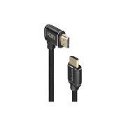 Кабель мультимедійний HDMI M to HDMI M V2.0 5.0m 90° corner Promate (prolink4k1-500.black)