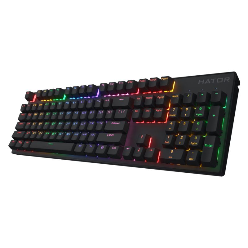 Клавіатура Hator Icefall Mecha Rainbow USB Black (HTK104UA)