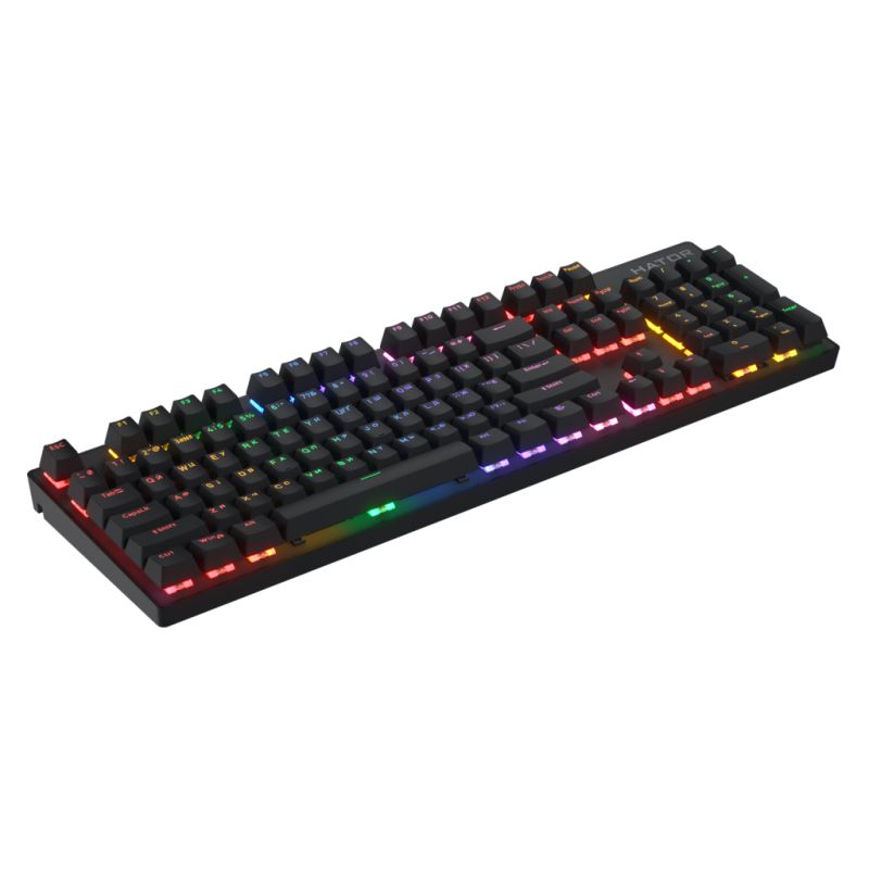 Клавіатура Hator Icefall Mecha Rainbow USB Black (HTK104UA)