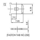 Батарея до ДБЖ CSB 12В 12 Аг (GPL12120 F2)
