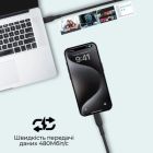 Дата кабель USB-C to USB-C 2.0m Promate (cablekit-cc.black)