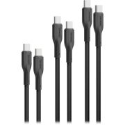 Дата кабель USB-C to USB-C 2.0m Promate (cablekit-cc.black)