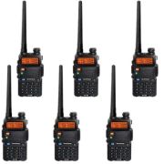 Портативная рация Baofeng UV-5R Black Six Pack комплект 6 шт (2200000758965)