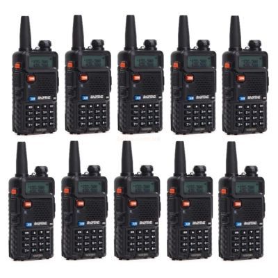 Портативная рация Baofeng UV-5R Black Ten Pack комплект 10 шт (2200000758972)