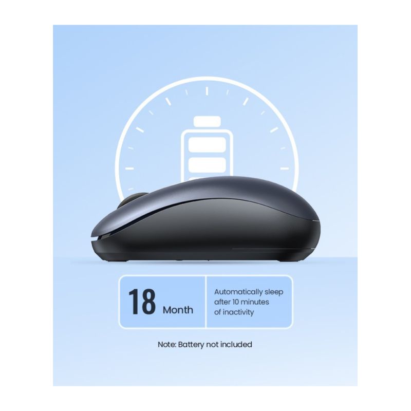 Мышка Ugreen MU105 Wireless Light Blue (90671)