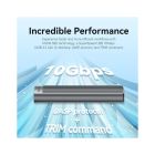 Карман внешний Vention SSD M.2 (NVME) M-key USB Type-C 3.2 10Gbps Heat Sink Aluminum (KPKH0)