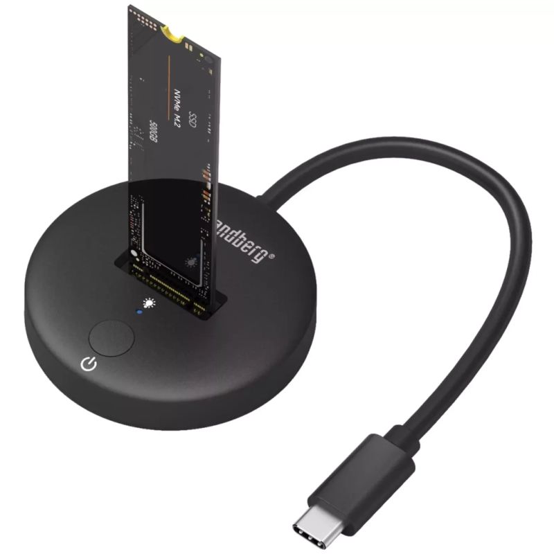 Док-станция для накопителей Sandberg USB3.2 Type-C toSSD M.2 NVMe M Key (136-47)