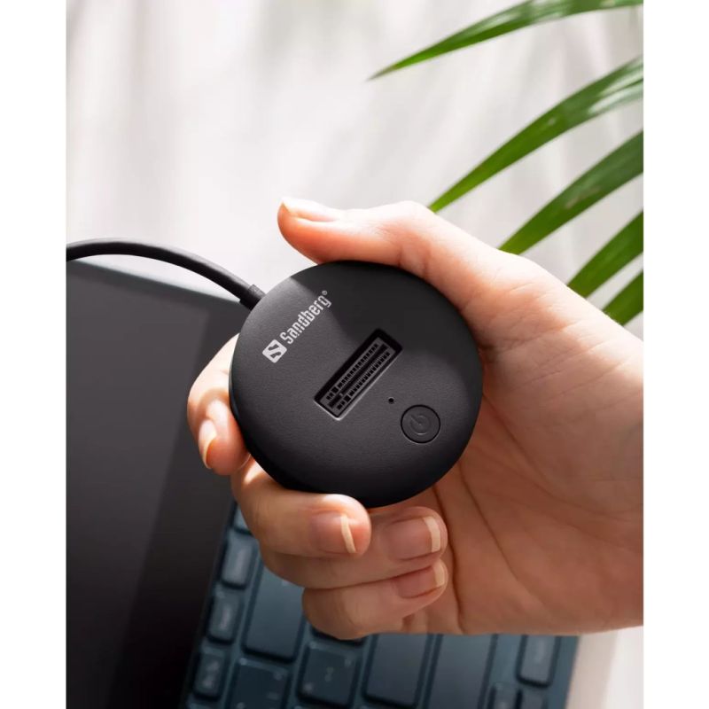 Док-станция для накопителей Sandberg USB3.2 Type-C toSSD M.2 NVMe M Key (136-47)