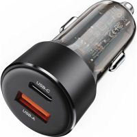 Зарядний пристрій Acefast 2xUSB 60W (USB-C + USB-A) B12 (6974316282914)