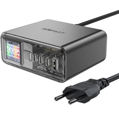 Зарядное устройство Acefast 4xUSB 218W (3xUSB-C + USB-A) Gan Z4 Fast Charger (6974316282587)