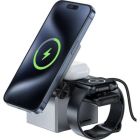 Зарядний пристрій Acefast Wireless QI 3in1 15W E18 Rubik\'\'s (6974316282884)