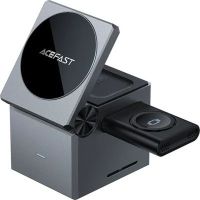 Зарядний пристрій Acefast Wireless QI 3in1 15W E18 Rubik\'\'s (6974316282884)