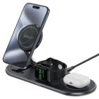 Зарядний пристрій Acefast Wireless QI 3in1 15W E19 Qi2 (6974316283096)