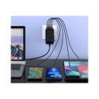 Зарядное устройство Choetech 4xUSB 100W PD (2хUSB-C+2хUSB-A) сharger diamond model black (PD6028-BK)