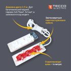 Сетевой удлинитель TECCO 3м 3 поста black (8681277843280)