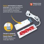 Сетевой удлинитель TECCO 1.5м 3 поста black (8681277843556)