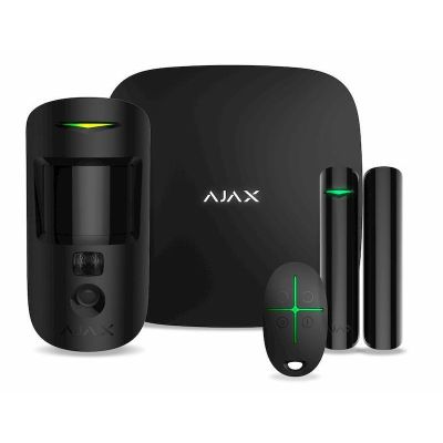 Комплект охоронної сигналізації Ajax (StarterKit Cam HDR black)