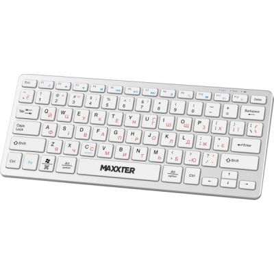 Клавиатура Maxxter (KBW-C01S-UA) Wireless UA White (KBW-C01S-UA)
