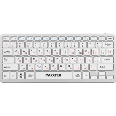 Клавиатура Maxxter (KBW-C01S-UA) Wireless UA White (KBW-C01S-UA)