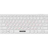 Клавиатура Maxxter (KBM-C01W-UA) USB UA White (KBM-C01W-UA)