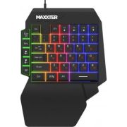 Клавіатура Maxxter (KBG-OH-01B-UA) USB UA Black (KBG-OH-01B-UA)