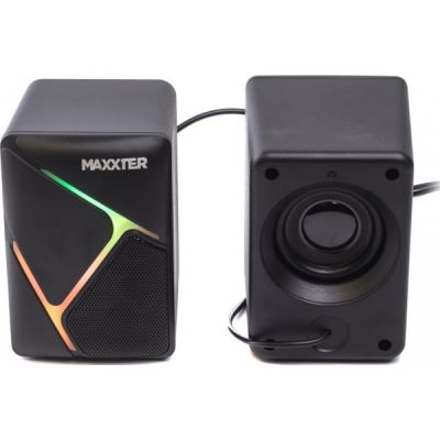 Акустическая система Maxxter (CSP-U004RGB) USB Black (CSP-U004RGB)