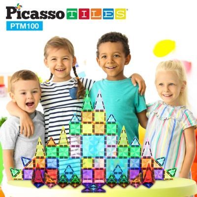 Конструктор Picasso магнітний Tiles Mini Diamond Series Set 100 деталей (817338022327)