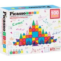 Конструктор Picasso магнитный Tiles Mini Diamond Series Set 100 деталей (817338022327)