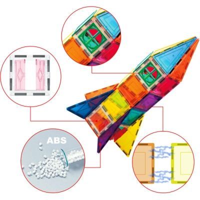 Конструктор Picasso магнітний Tiles Magnetic Building Blocks 36 деталей (817338027971)