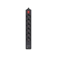 Сетевой фильтр питания REAL-EL RS-PROTECT 605 3m, black (EL122300041)