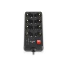 Сетевой фильтр питания REAL-EL RS-PROTECT 805 3m, black (EL122300043)