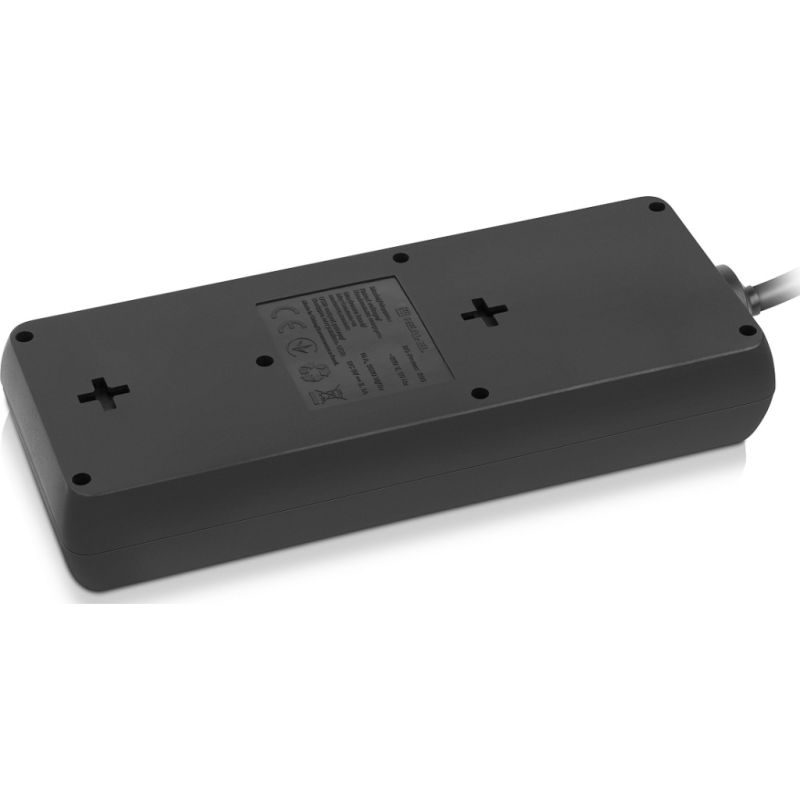 Сетевой фильтр питания REAL-EL RS-PROTECT 805 3m, black (EL122300043)