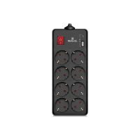 Сетевой фильтр питания REAL-EL RS-PROTECT 805 3m, black (EL122300043)