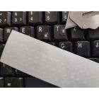Наклейка на клавиатуру BestKey миниатюрная прозрачная, 56, белый (BKm3WhTr)