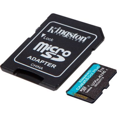 Карта памяти Kingston 1TB microSDXC сlass 10 UHS-I U3 V30 A2 Canvas Go Plus G4 (SDCG4/1TB)