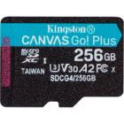 Карта пам\'яті Kingston 256GB microSDXC сlass 10 UHS-I U3 V30 A2 Canvas Go Plus G4 (SDCG4/256GBSP)